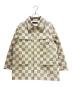 LOUIS VUITTON（ルイ ヴィトン）の古着「ダミエシャツジャケット/RM241 HQX HQS65E」｜ブラウン×ホワイト