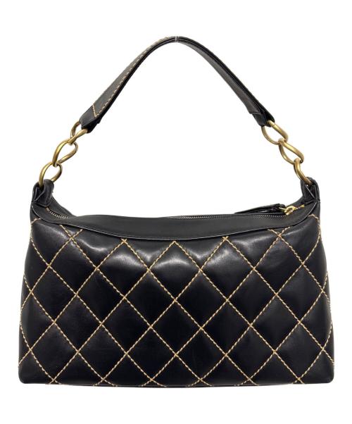 CHANEL（シャネル）CHANEL (シャネル) ワイルドステッチワンショルダーバッグ ブラックの古着・服飾アイテム