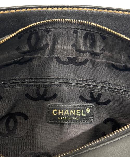 CHANEL（シャネル）CHANEL (シャネル) ワイルドステッチワンショルダーバッグ ブラックの古着・服飾アイテム