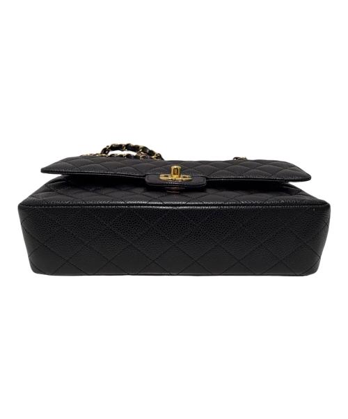 CHANEL（シャネル）CHANEL (シャネル) マトラッセ25 Wフラップチェーンショルダーバッグ ブラック サイズ:25の古着・服飾アイテム