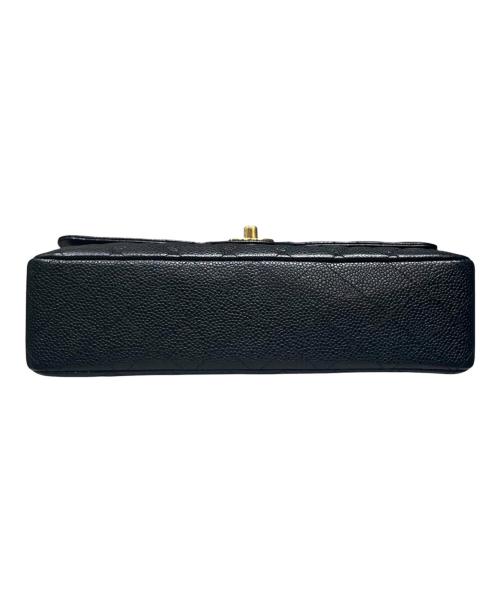 CHANEL（シャネル）CHANEL (シャネル) Wフラップチェーンショルダーバッグ/マトラッセ25/キャビアスキン ブラック サイズ:25の古着・服飾アイテム
