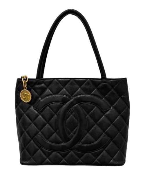 CHANEL（シャネル）CHANEL (シャネル) ココマーク 復刻トートバッグ ブラック サイズ:-の古着・服飾アイテム