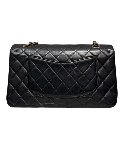 CHANEL（シャネル）CHANEL (シャネル) マトラッセ25/Wフラップチェーンショルダーバッグ/ラムスキン ブラックの古着・服飾アイテム