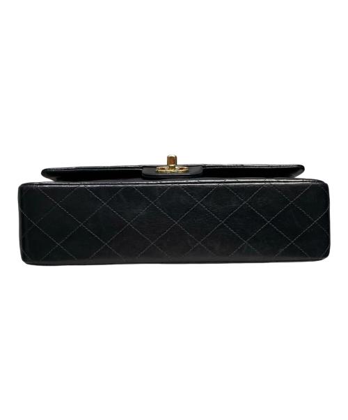 CHANEL（シャネル）CHANEL (シャネル) マトラッセ25/Wフラップチェーンショルダーバッグ/ラムスキン ブラックの古着・服飾アイテム