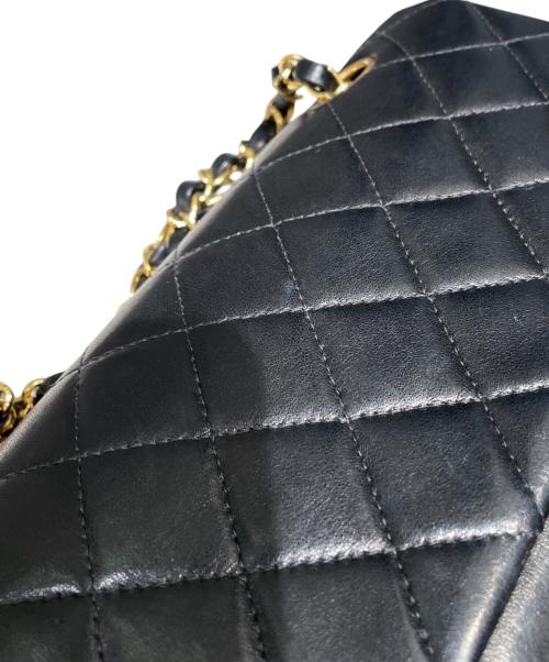 CHANEL（シャネル）CHANEL (シャネル) マトラッセ25/Wフラップチェーンショルダーバッグ/ラムスキン ブラックの古着・服飾アイテム