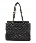 CHANELシャネル）の古着「GSTトートバッグ」｜ブラック