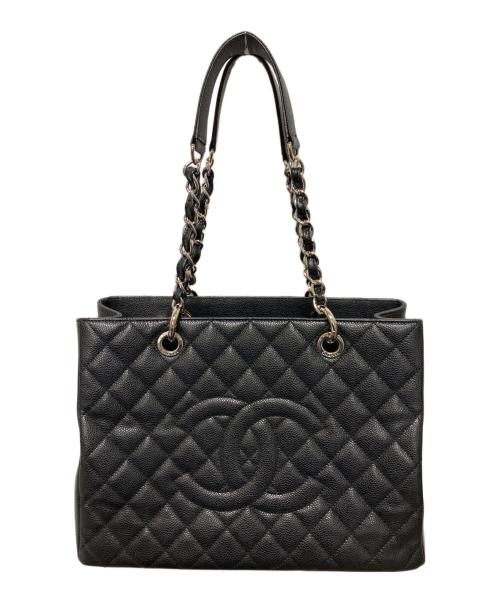 CHANEL（シャネル）CHANEL (シャネル) GSTトートバッグ ブラックの古着・服飾アイテム