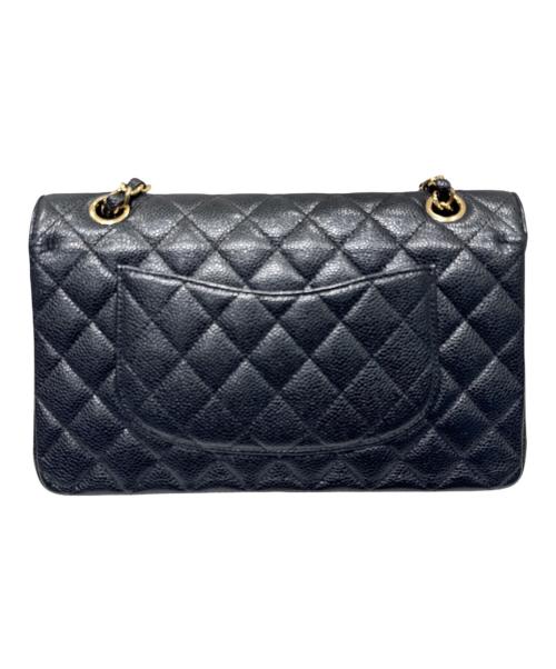 CHANEL（シャネル）CHANEL (シャネル) マトラッセ25/Wフラップチェーンショルダーバッグ ブラック サイズ:25の古着・服飾アイテム