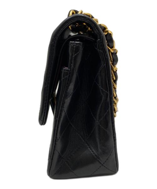 CHANEL（シャネル）CHANEL (シャネル) マトラッセ23 Wフラップチェーンショルダーバッグ ブラック サイズ:23の古着・服飾アイテム