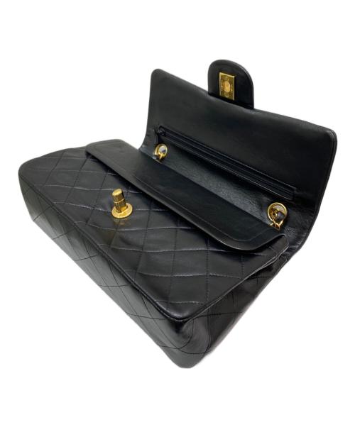 CHANEL（シャネル）CHANEL (シャネル) マトラッセ23 Wフラップチェーンショルダーバッグ ブラック サイズ:23の古着・服飾アイテム