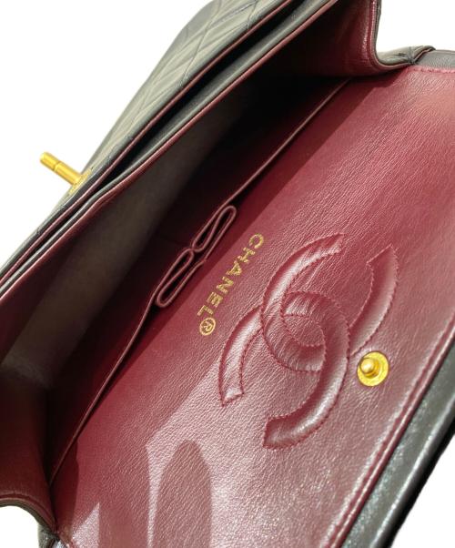 CHANEL（シャネル）CHANEL (シャネル) マトラッセ23 Wフラップチェーンショルダーバッグ ブラック サイズ:23の古着・服飾アイテム