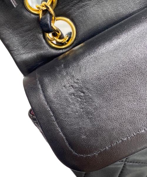 CHANEL（シャネル）CHANEL (シャネル) マトラッセ23 Wフラップチェーンショルダーバッグ ブラック サイズ:23の古着・服飾アイテム