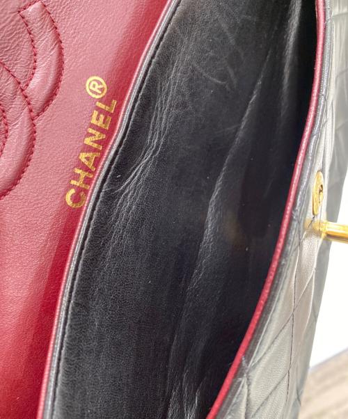 CHANEL（シャネル）CHANEL (シャネル) マトラッセ23 Wフラップチェーンショルダーバッグ ブラック サイズ:23の古着・服飾アイテム