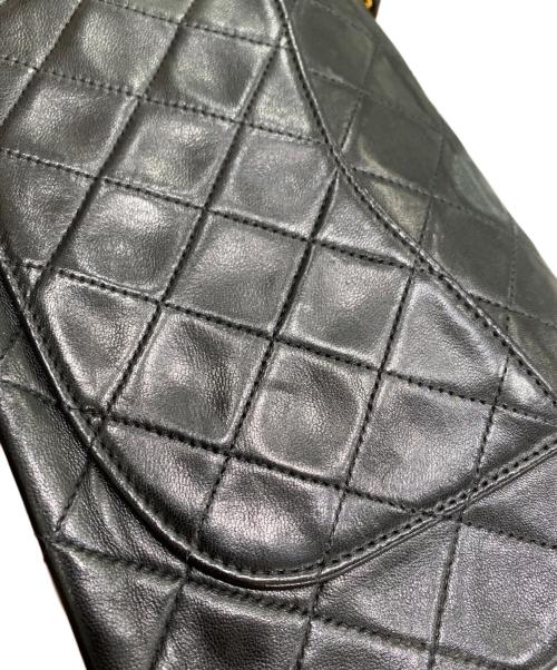 CHANEL（シャネル）CHANEL (シャネル) マトラッセ23 Wフラップチェーンショルダーバッグ ブラック サイズ:23の古着・服飾アイテム