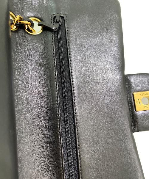 CHANEL（シャネル）CHANEL (シャネル) マトラッセ23 Wフラップチェーンショルダーバッグ ブラック サイズ:23の古着・服飾アイテム