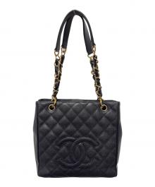 CHANEL（シャネル）の古着「PSTチェーントートバッグ」｜ブラック