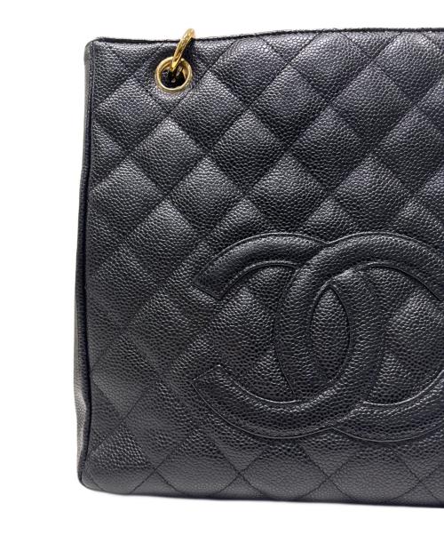 CHANEL（シャネル）CHANEL (シャネル) PSTチェーントートバッグ ブラックの古着・服飾アイテム