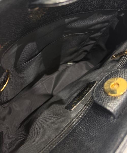 CHANEL（シャネル）CHANEL (シャネル) PSTチェーントートバッグ ブラックの古着・服飾アイテム