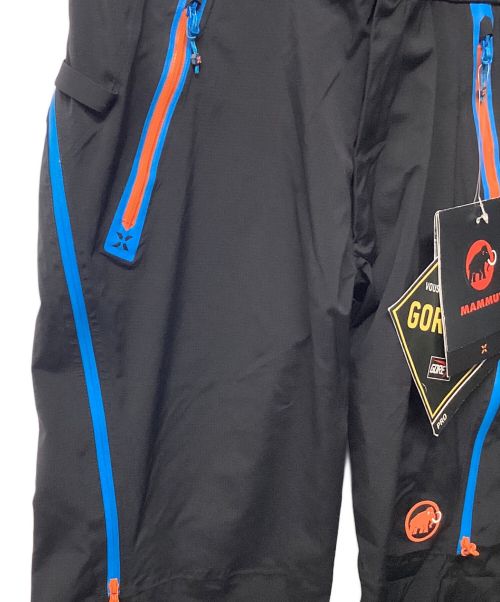 MAMMUT（マムート）MAMMUT (マムート) Nordwand Pants（トレッキングボトム) ブラック×オレンジ×ブルー サイズ:EU25 未使用品の古着・服飾アイテム