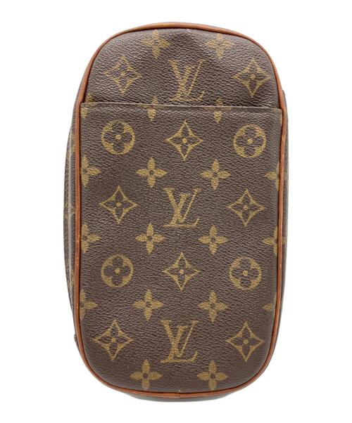 LOUIS VUITTON（ルイ ヴィトン）LOUIS VUITTON (ルイ ヴィトン) ポシェット モノグラム ポシェットガンジュ ブラウンの古着・服飾アイテム
