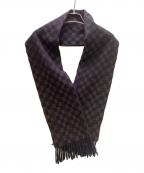 FENDIフェンディ）の古着「マフラー」｜ネイビー×ブラウン