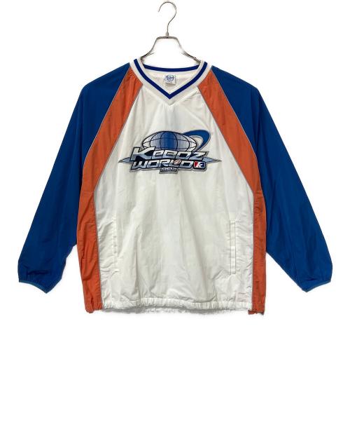 KEBOZ（ケボズ）KEBOZ (ケボズ) ナイロンジャケット ホワイト×ブルー サイズ:M 未使用品の古着・服飾アイテム