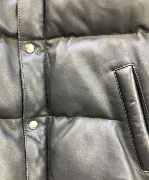 FREEDOM（フリーダム）FREEDOM (フリーダム) ウェスタンヨークレザーダウンジャケット ベージュ×ブラック サイズ:XLの古着・服飾アイテム