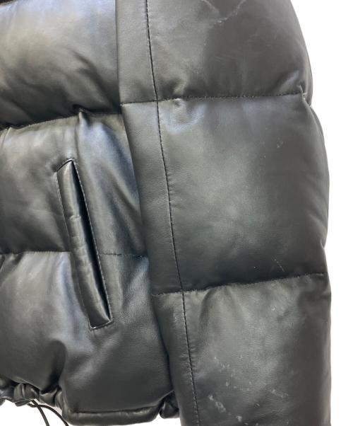 FREEDOM（フリーダム）FREEDOM (フリーダム) ウェスタンヨークレザーダウンジャケット ベージュ×ブラック サイズ:XLの古着・服飾アイテム