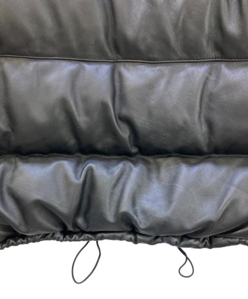 FREEDOM（フリーダム）FREEDOM (フリーダム) ウェスタンヨークレザーダウンジャケット ベージュ×ブラック サイズ:XLの古着・服飾アイテム