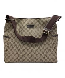GUCCI（グッチ）の古着「ショルダーバッグ GG」｜ブラウン
