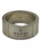 GUCCIグッチ）の古着「シルバーリング 15号」