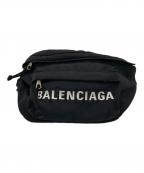 BALENCIAGAバレンシアガ）の古着「ナイロンウエストバッグ」｜ブラック
