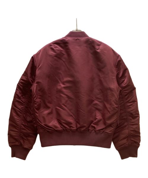 Acne studios（アクネ ストゥディオス）ACNE STUDIOS (アクネ ストゥディオス) MAKIO MA-1ボンバージャケット ワインレッド サイズ:XLの古着・服飾アイテム