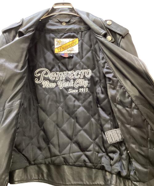 Schott（ショット）schott (ショット) ライダースジャケット ブラック サイズ:Mの古着・服飾アイテム