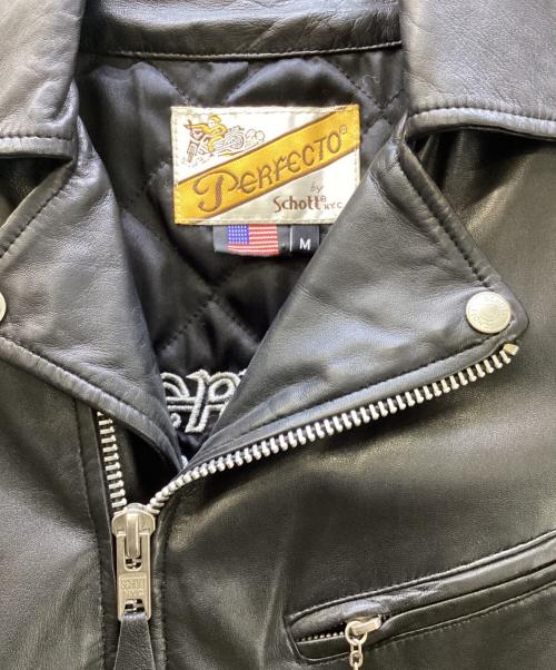 Schott（ショット）schott (ショット) ライダースジャケット ブラック サイズ:Mの古着・服飾アイテム