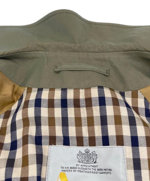 Aquascutum（アクアスキュータム）Aquascutum (アクアスキュータム) トレンチコート オリーブ サイズ:40の古着・服飾アイテム