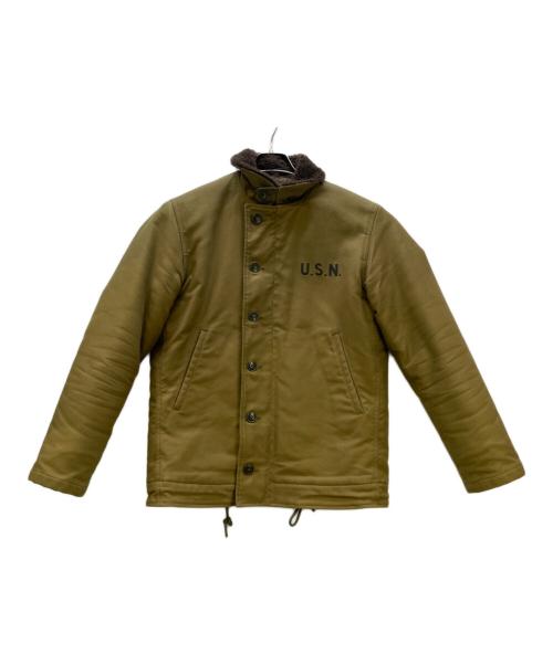 THE REAL McCOY'S（ザ・リアルマッコイズ）THE REAL McCOY'S (ザ・リアルマッコイズ) N-1 DECK JACKET カーキ サイズ:SIZE 36の古着・服飾アイテム