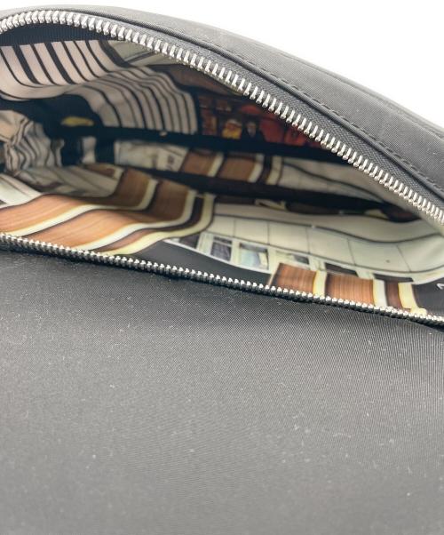 dunhill（ダンヒル）dunhill (ダンヒル) ロゴバックパック ブラックの古着・服飾アイテム