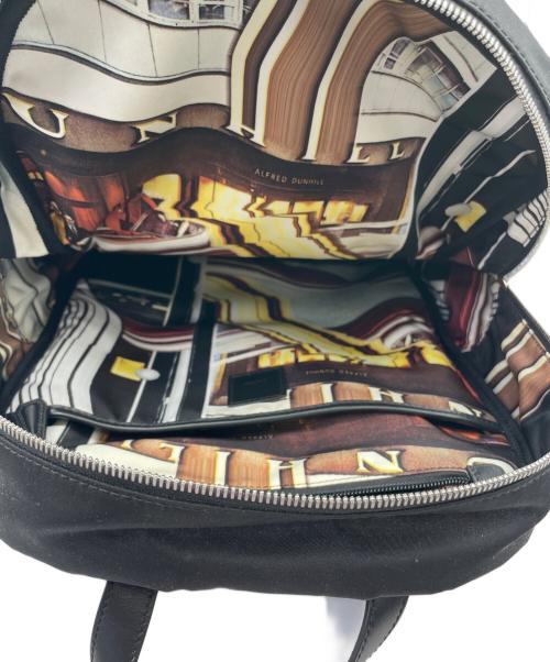 dunhill（ダンヒル）dunhill (ダンヒル) ロゴバックパック ブラックの古着・服飾アイテム