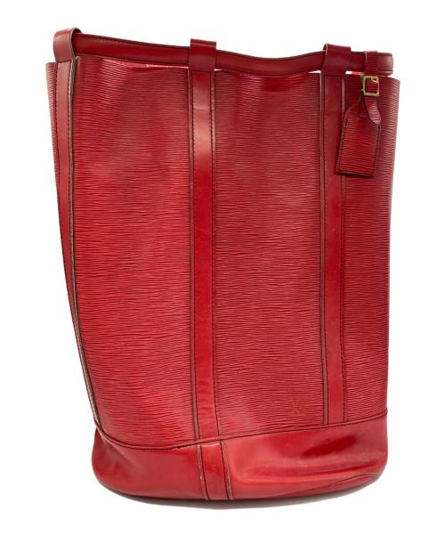 LOUIS VUITTON（ルイ ヴィトン）LOUIS VUITTON (ルイ ヴィトン) バケツ型トートバッグ ランドネPM エピ レッドの古着・服飾アイテム