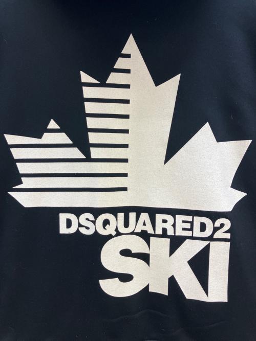 DSQUARED2（ディースクエアード）DSQUARED2 (ディースクエアード) ジップパーカー 	20年モデル ブラック サイズ:Sの古着・服飾アイテム