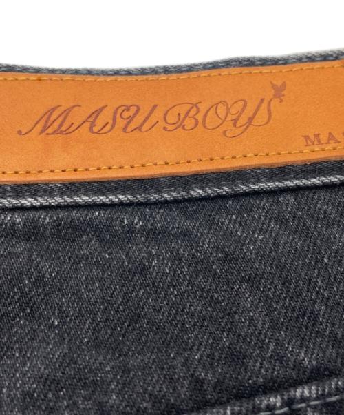 masu（エムエーエスユー）masu (エムエーエスユー) 24SS MASUBOYS BAGGY JEANS ブラック サイズ:46の古着・服飾アイテム