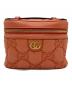 GUCCI（グッチ）の古着「チェーンショルダーバッグ GGマトラッセ ミニトップハンドルバッグ」｜オレンジ