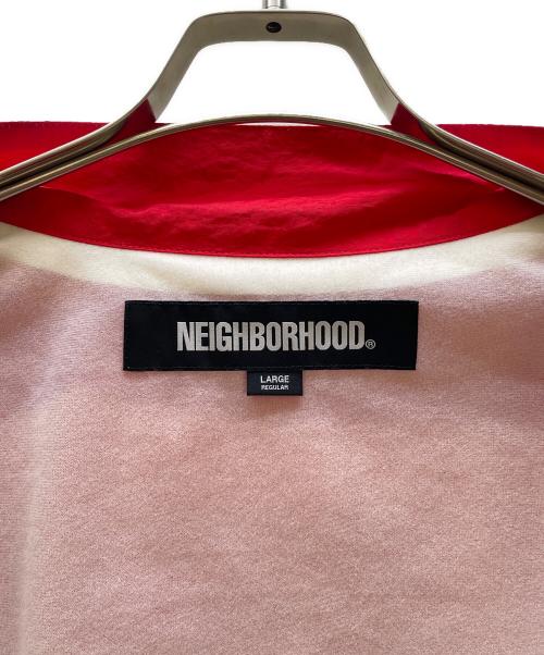 NEIGHBORHOOD（ネイバーフッド）NEIGHBORHOOD (ネイバーフッド) ナイロンジャケット ホワイト×ネイビー×レッド サイズ:Lの古着・服飾アイテム