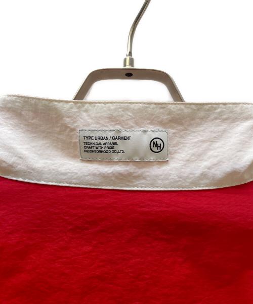 NEIGHBORHOOD（ネイバーフッド）NEIGHBORHOOD (ネイバーフッド) ナイロンジャケット ホワイト×ネイビー×レッド サイズ:Lの古着・服飾アイテム