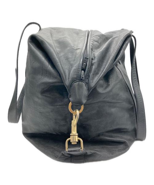 LOEWE（ロエベ）LOEWE (ロエベ) レザーボストンバッグ アナグラム ブラックの古着・服飾アイテム