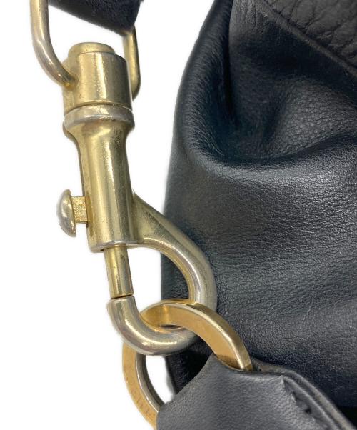 LOEWE（ロエベ）LOEWE (ロエベ) レザーボストンバッグ アナグラム ブラックの古着・服飾アイテム