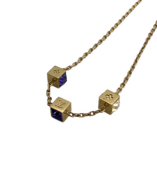 LOUIS VUITTON（ルイ ヴィトン）LOUIS VUITTON (ルイ ヴィトン) ネックレス コリエ・ギャンブル ゴールドの古着・服飾アイテム