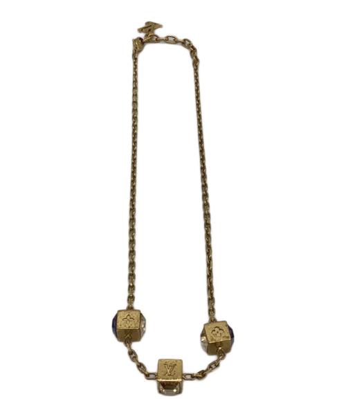 LOUIS VUITTON（ルイ ヴィトン）LOUIS VUITTON (ルイ ヴィトン) ネックレス コリエ・ギャンブル ゴールドの古着・服飾アイテム