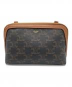 CELINEセリーヌ）の古着「ワンショルダーバッグ トリオンフ」｜ブラウン